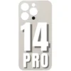 iPhone 14 Pro Bigger Camera Hole Back Glass Replacement (All Color)
